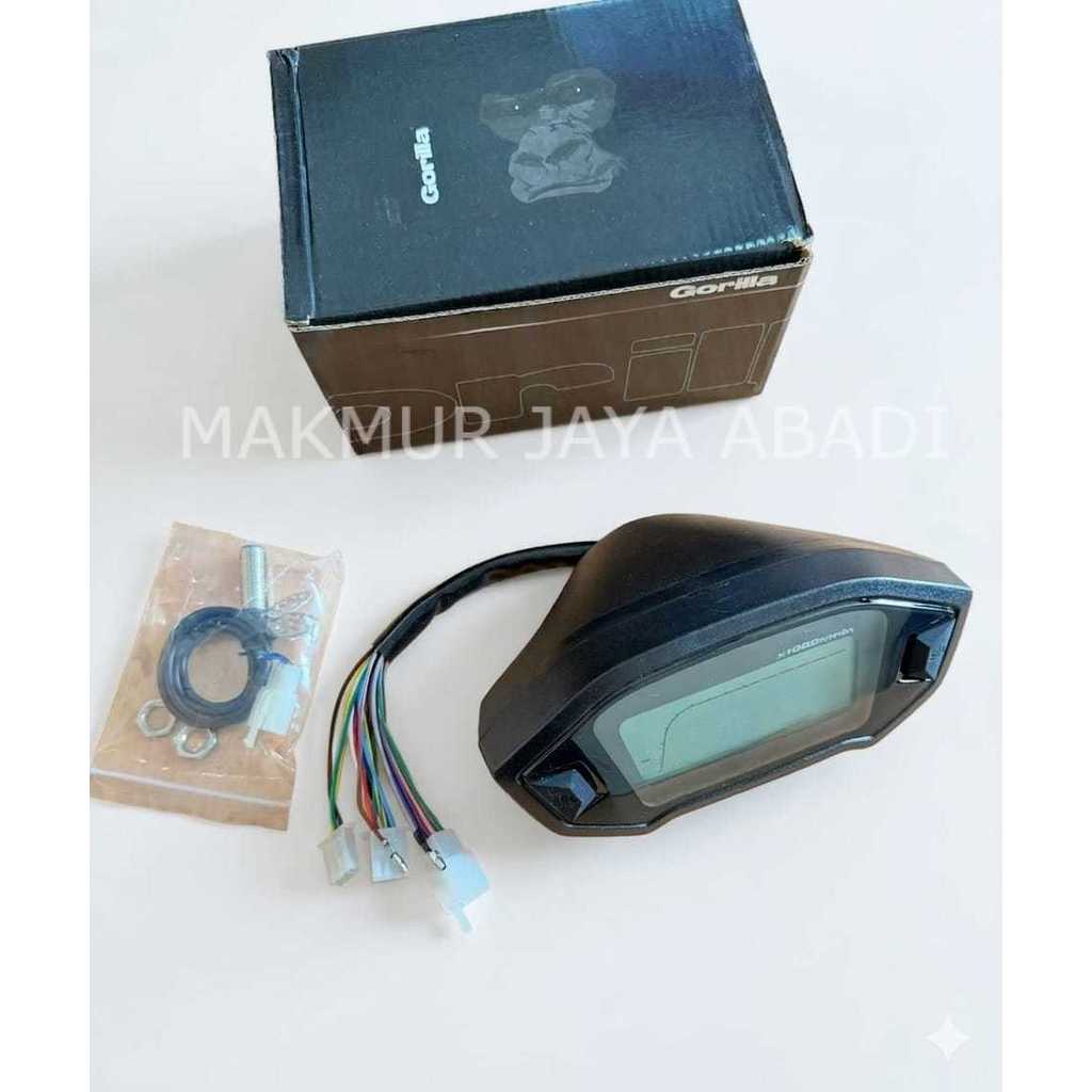 SPEEDOMETER digital Rx 3, Zx1000, cb 5000, monkey spedo spedometer koso Rx3 Impor merk gorila. LED 7