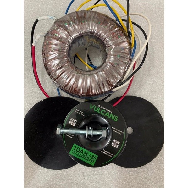 TRAFO DONAT 10A 32V 24V CT VULCANS BOMBARDIR TRAVO TOROID VULCANS BOMBARDIR 10 AMPER CT 32 VOLT 24 V