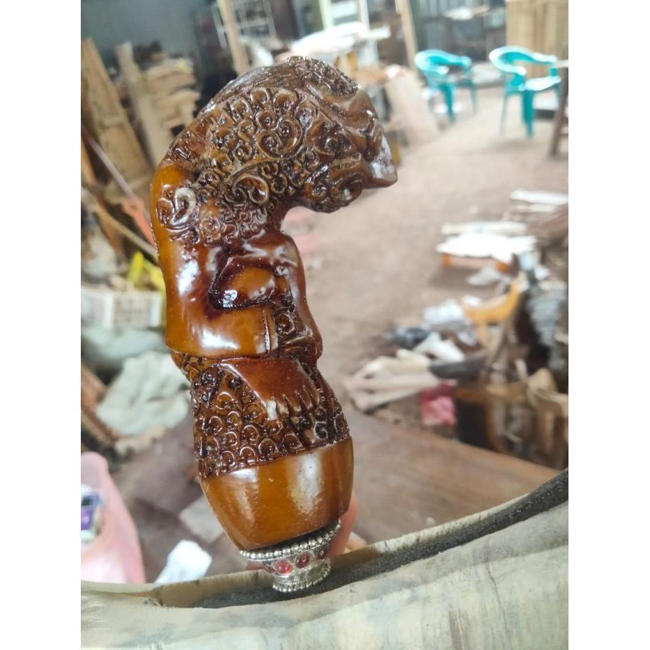 deder hendel keris raja mala ukir  alusan