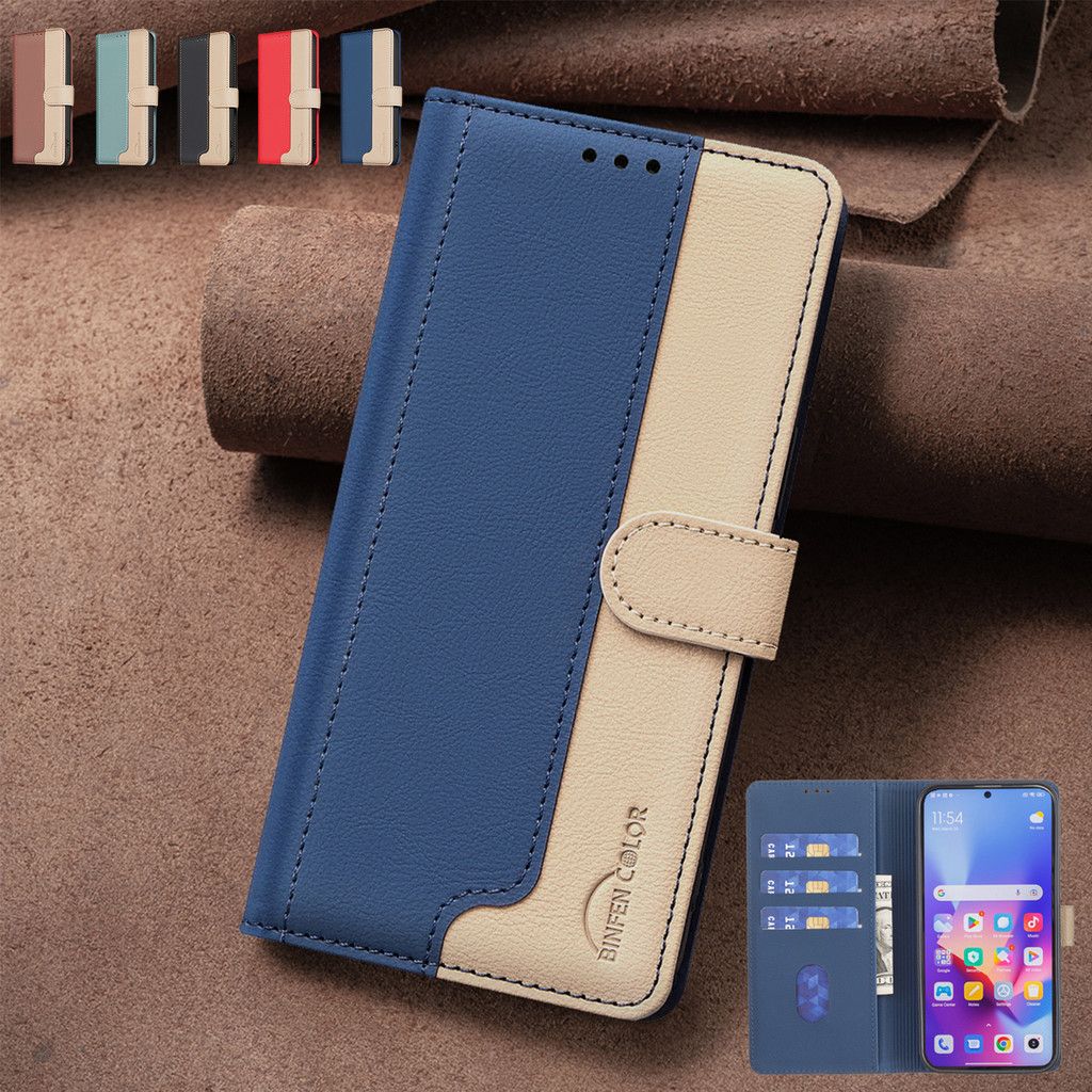 Casing Ponsel untuk Xiaomi Redmi 9C 10A 10C 12C 13C 14C Note 11 11s 10 5G 10s 9 Pro 9s Flip Case Sam