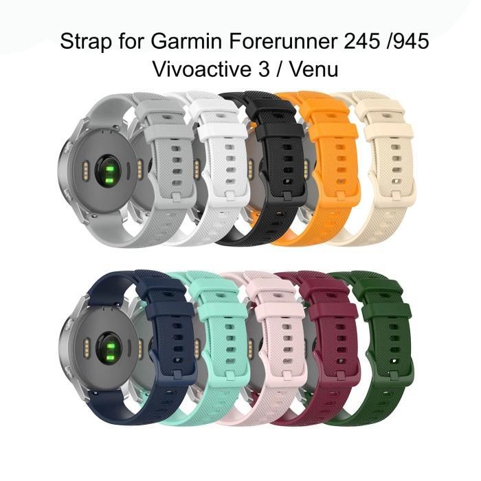 New Collection Strap Garmin Venu / Forerunner 245 / Vivoactive 3 - Tali jam VV - Grey