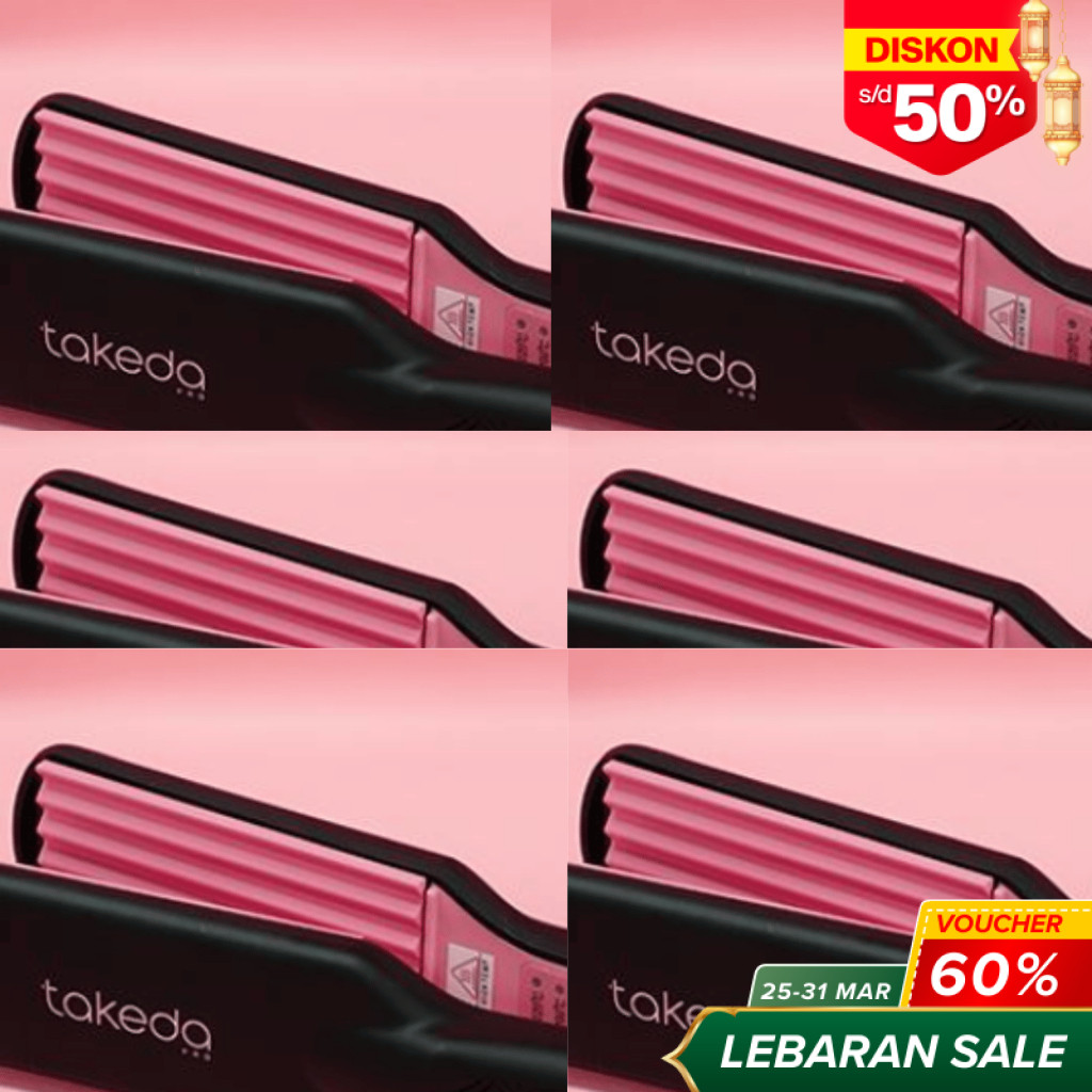 TakedaPro  TKD-128B  Catok Dark Pink Crimper