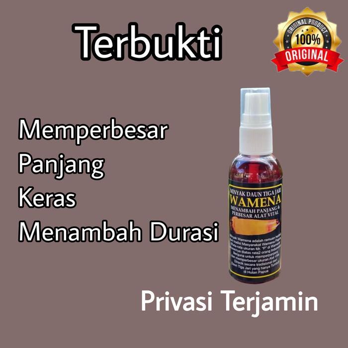 Oles Minyak Daun Tiga Jari Wamena Pembesar