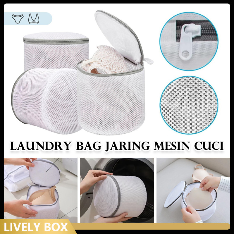 Laundry Bag Mini Kantong Jaring Laundry Bag/ Kantong Cuci Jaring Baju Kotor Mesin Cuci Baju Celana D