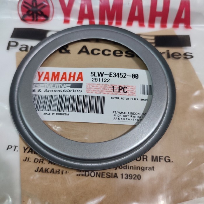 COVER ROTOR FILTER PLAT KREK KRUK AS NOUVO Z NOUVO SPORTY MIO SPORTY ORI YAMAHA 5LW-E3452-00