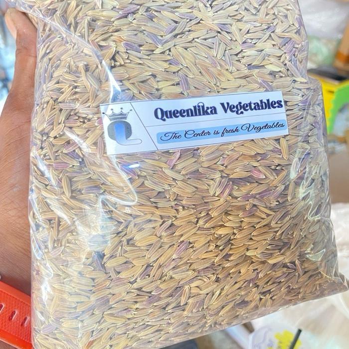 Padi ketan hitam Gabah ketan hitam jawa bersih berisi 1 kg kering