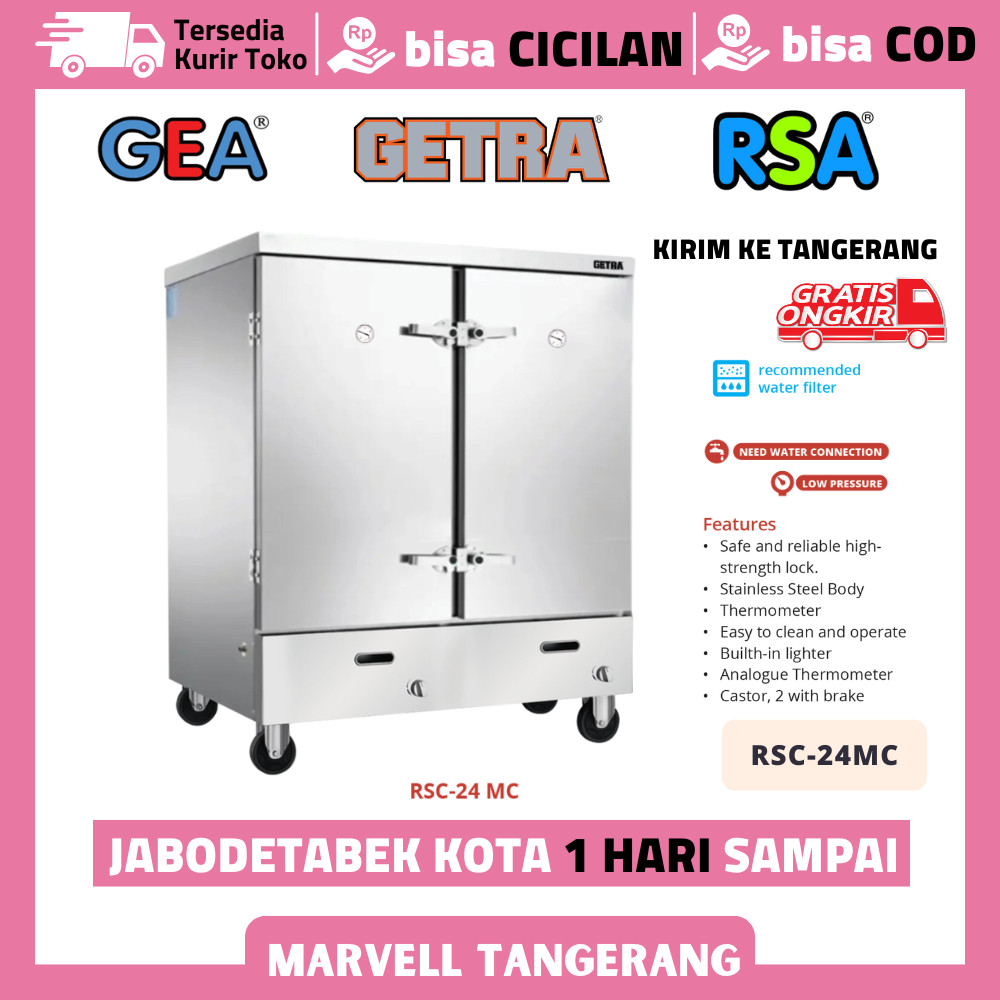 Gas Rice Cooker Getra Rsc 24 Mc Mesin Penanak Nasi Gas Garansi Resmi