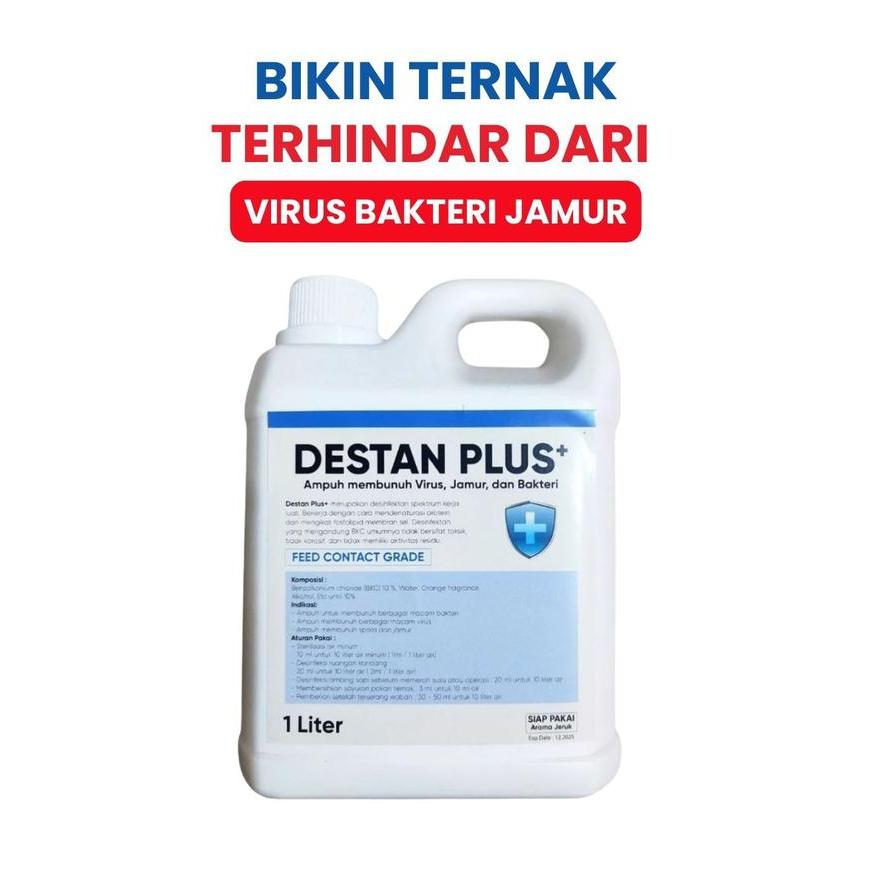 Desinfektan Kandang 1 Liter - Desinfektan BKC 10% Aroma Segar -Desinfektan