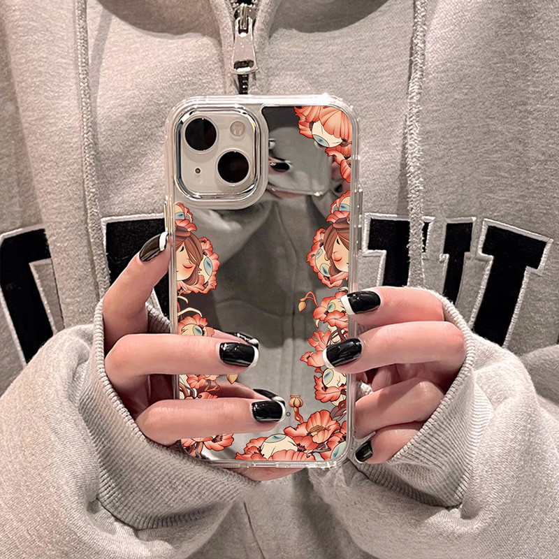 Casing Ponsel Cermin Rias Mewah untuk iPhone iPhone 16 Pro Max 1615 14 13 12 11 13Pro Max 15Pro Max 