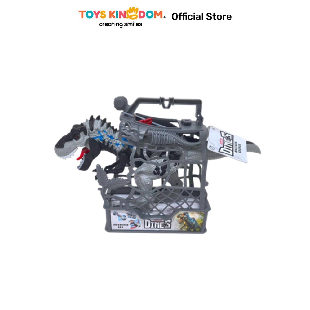 Toys Kingdom Cruzer Set Mainan Dinos Escape Indominus Rex - Abu-abu Mainan Koleksi Dinosaurus Anak M