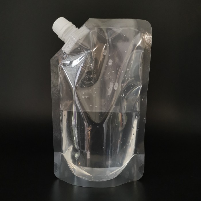 AIM packaging kantong plastik bening soda bev beverage pouch