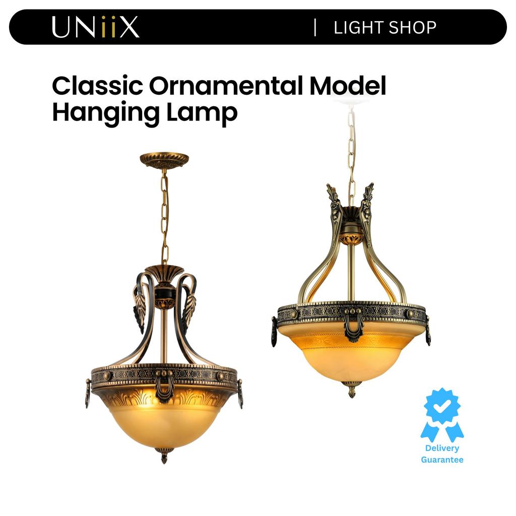 UNiiX - LG379/40 | Lampu Gantung Klasik Untuk Teras Lampu Gantung Teras Model Klasik Lampu Gantung R