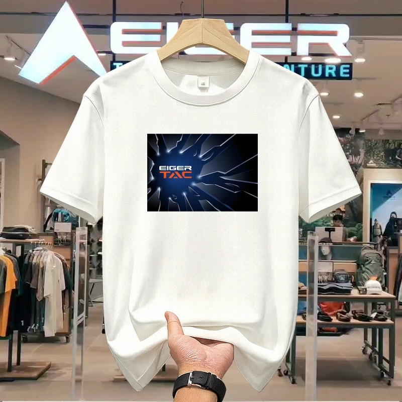 Kaos EIGER Original Premium – T-shirt Katun Lembut untuk Aktivitas Outdoor baju distro kaos pria ori