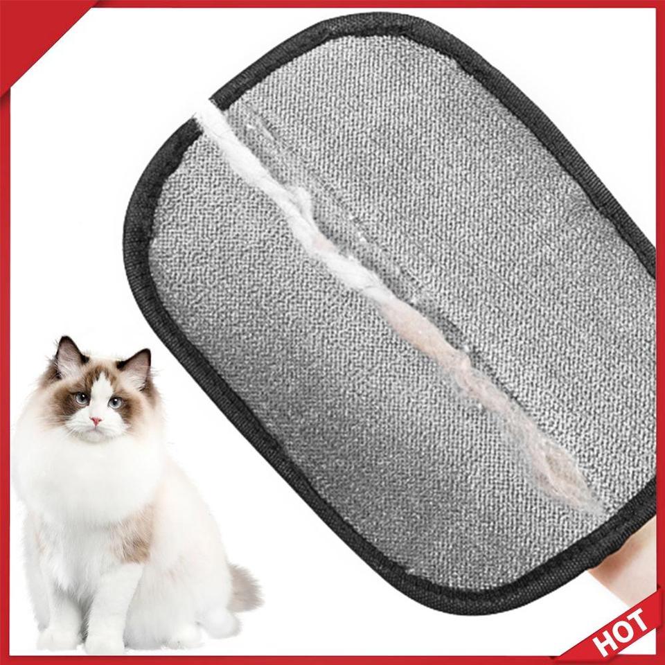 Pet Hair Remover Gloves Reusable Antistatic Gloves Pet Hair Removal Gloves for Furniture Curtain Car