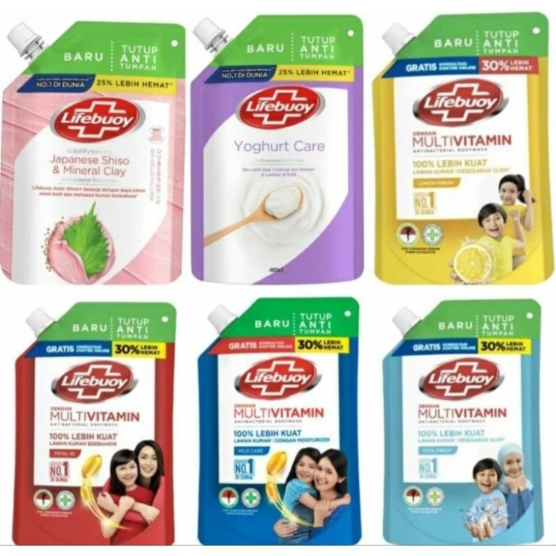 Lifebuoy Sabun mandi Cair 400ml