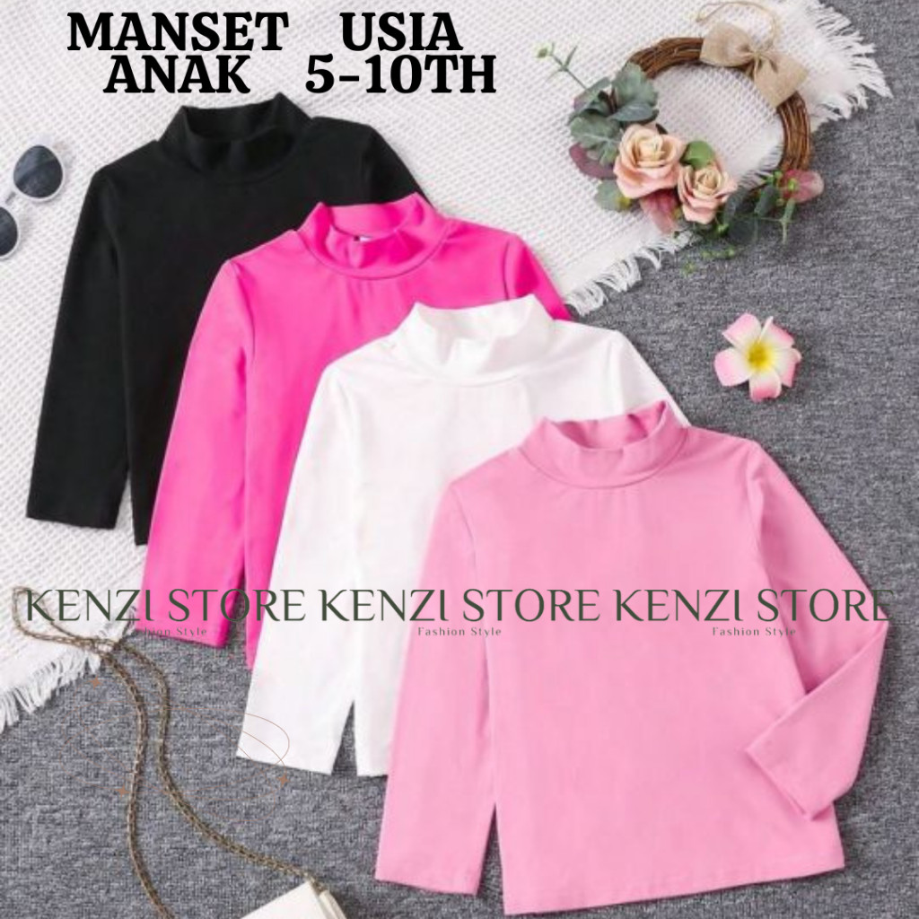 [ RHL ] - PROMO Manset Anak Perempuan / Baju Manset Anak Usia 5-10 Tahun Wf