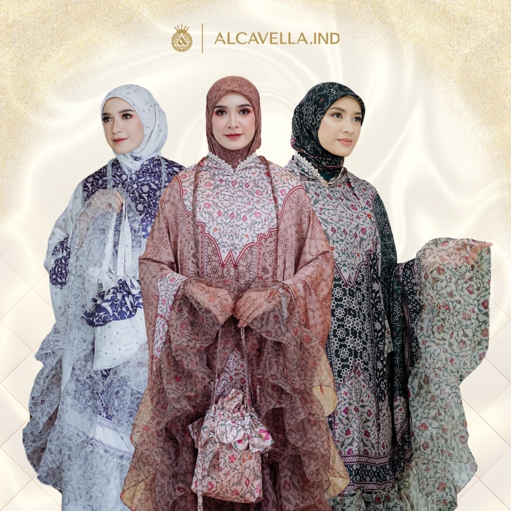 PROMO BIG SALE Alcavella - Zyana Mukena Series | Prayer Set Muslimah Dewasa Premium