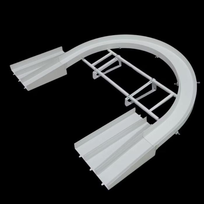 TRACK FLYOVER 20° PVC PUTIH / TREK P FLYOVER TAMIYA