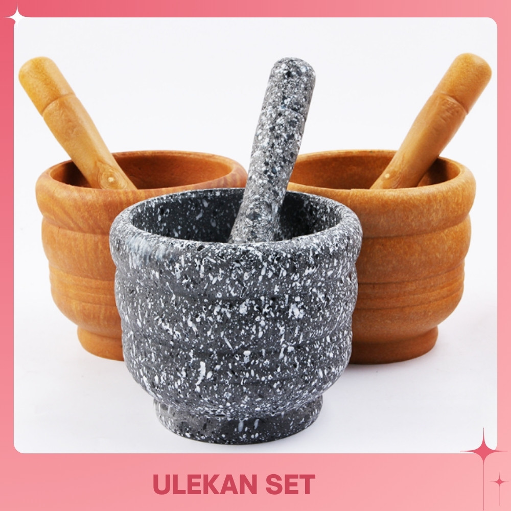 Ulekan Plastik | Cobek Tumbukan Bumbu | Lumpang Obat | Cobek Tumbukan Rujak Bebek | Cobek Aesthetic 