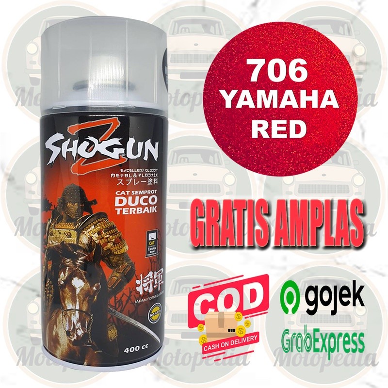 Cat Semprot Pilok Pilox Pylox Shogun Z Merah Yamaha Red Marun Maroon 706