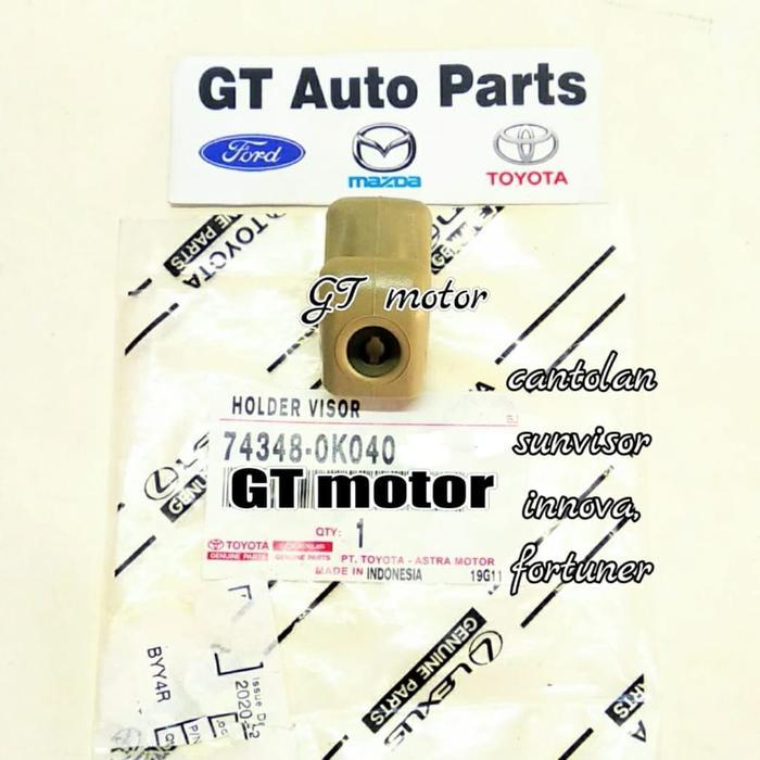 Cantolan Holder Sunvisor Innova / Fortuner