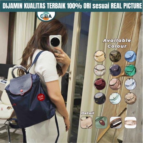 CBA Tas Ransel BackPack Wanita Kecil Mini Korea Style Premium Kulit ANTI AIR Remaja Aesthetic Asli