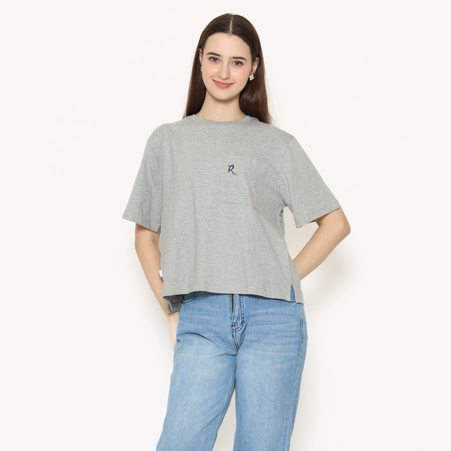 Rodeo -  Atasan Wanita - Shafana TShirt - Grey