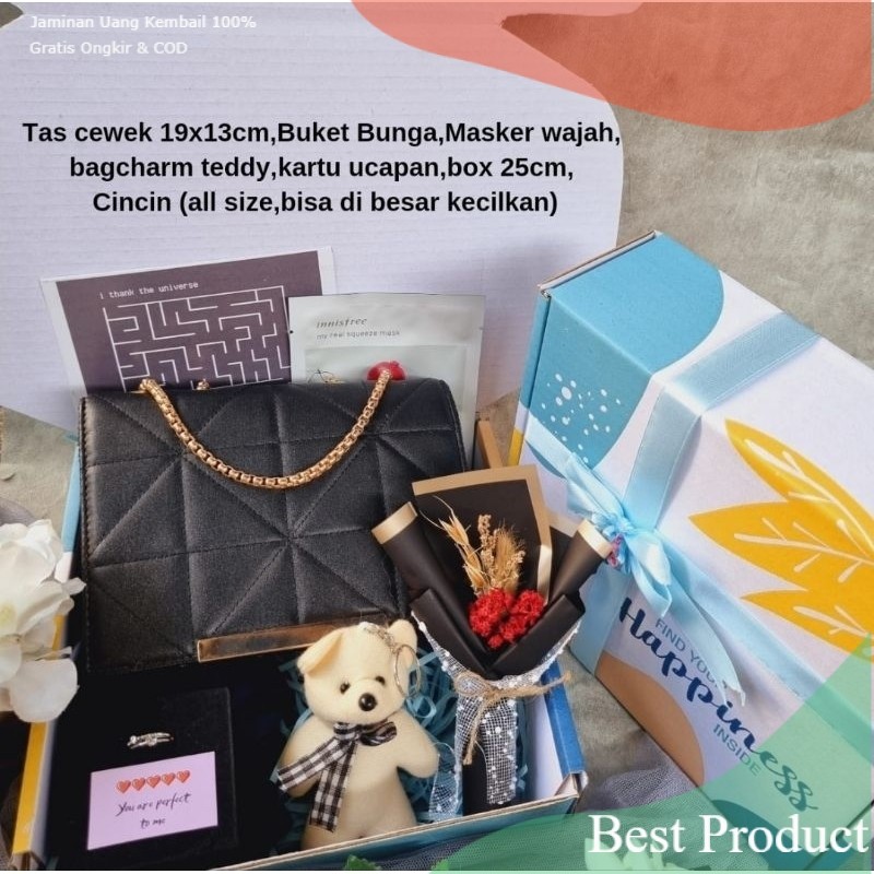 Hampers Wanita / Kado Wanita / Kado Cewek / Kado Ultah / Kado Anniversarry / Kado cewek Tas / Hamper