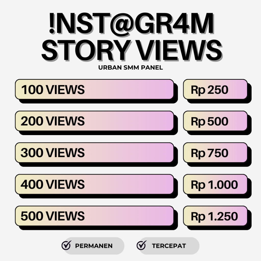 PROMO  - View Story Instagram Proses Cepat Views All Story IG Viewers Bergaransi AKY