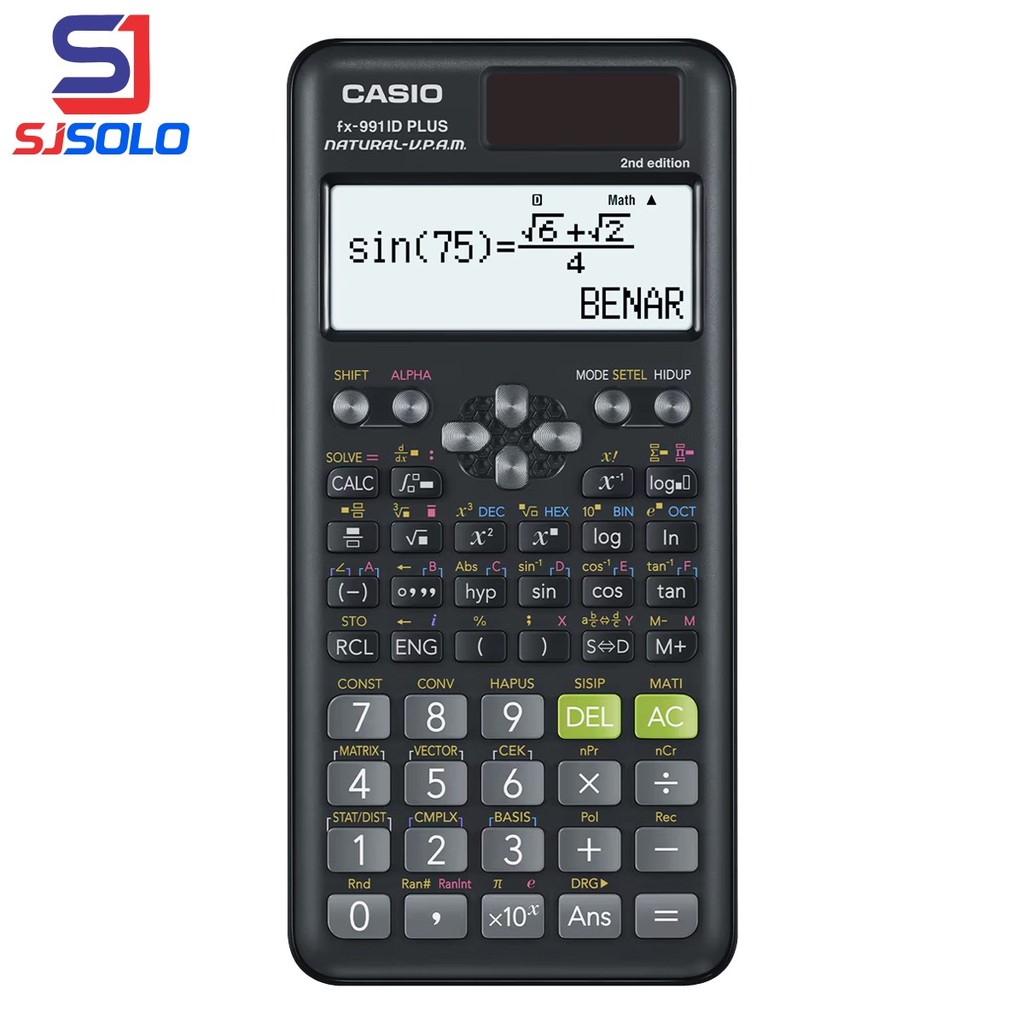 Kalkulator Scientific Ilmiah Casio FX-991EX, FX-991ID PLUS, FX-991MS