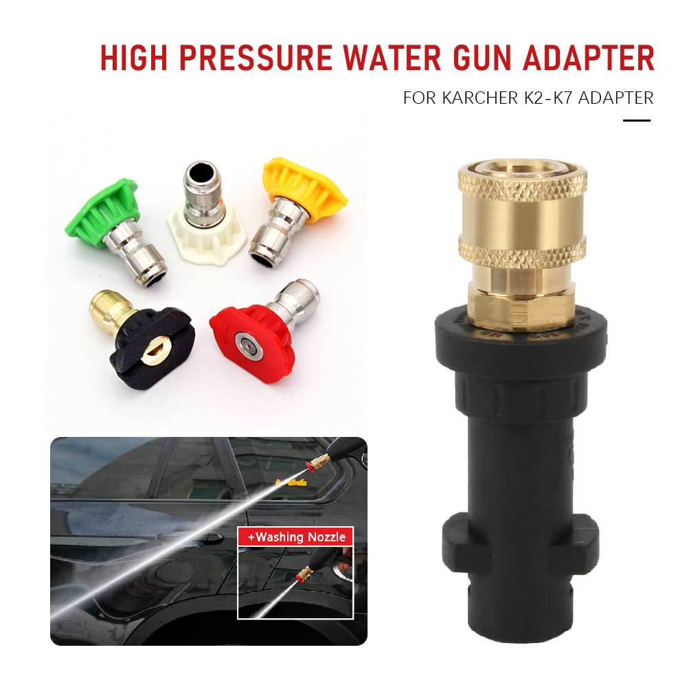 14 Quickconnect Conversion Connector High Pressure Car Wash Water  Connector Cleaning Machine Access