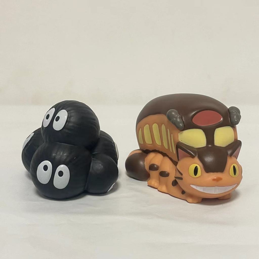 1pc Random Color PVC Anime Totoro Finger Doll 5-7CM Ghibli Figure Gift Box Egg