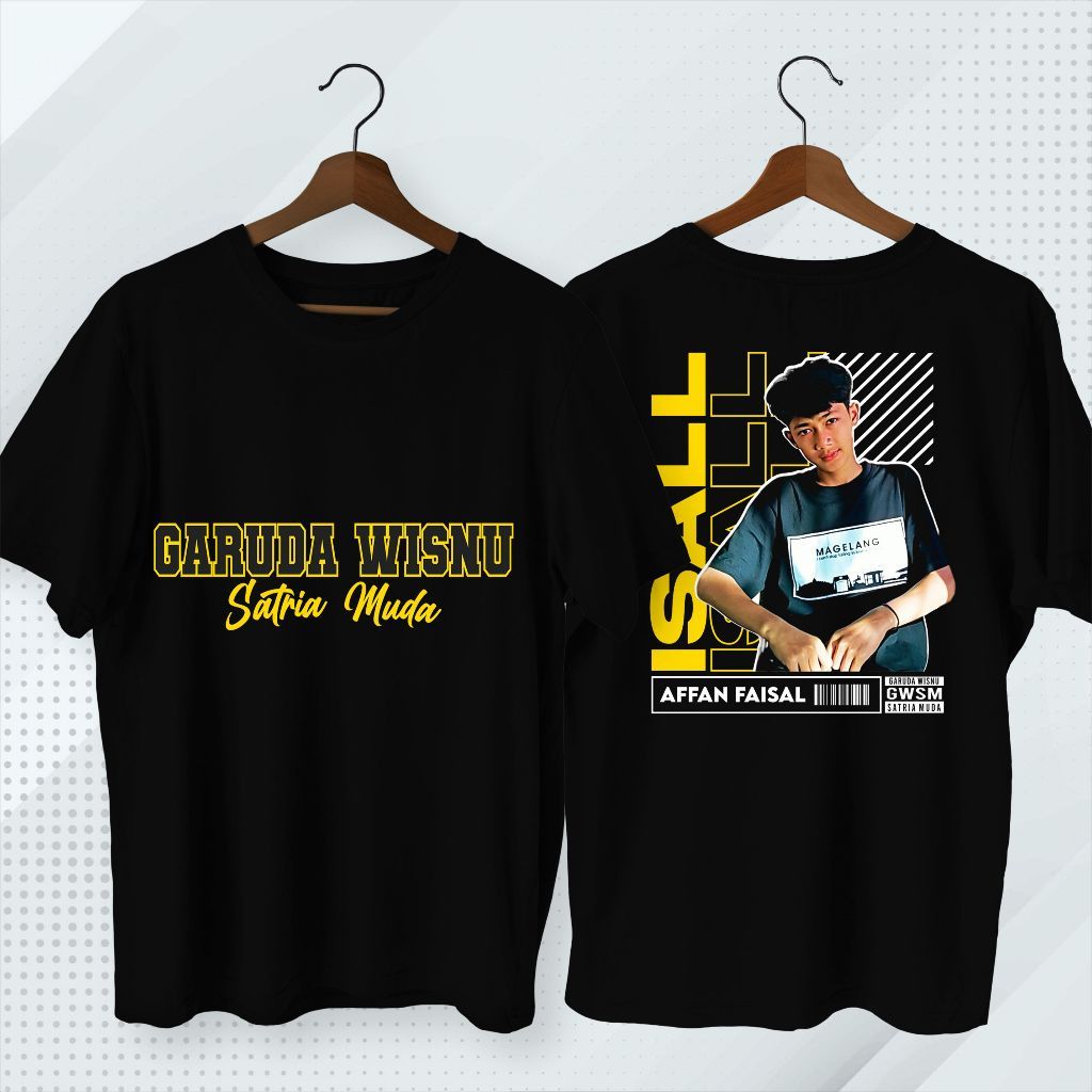 Kaos GWSM Faisal Bahan Katun DTF Premium Pakaian Unisex