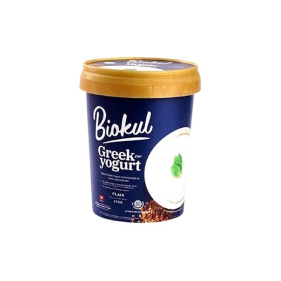 Biokul Yoghurt Greek Plain Cup 473 gr
