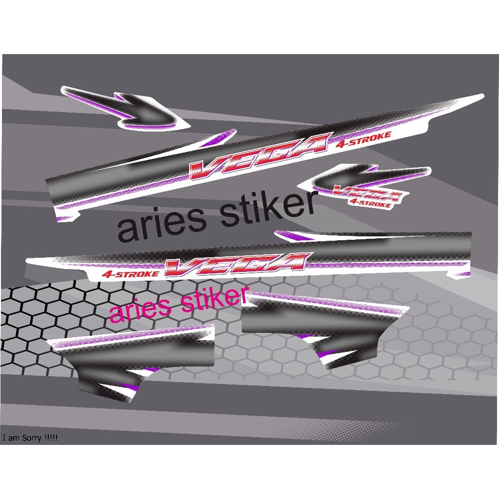 striping stiker lis vega lama tahun 2000