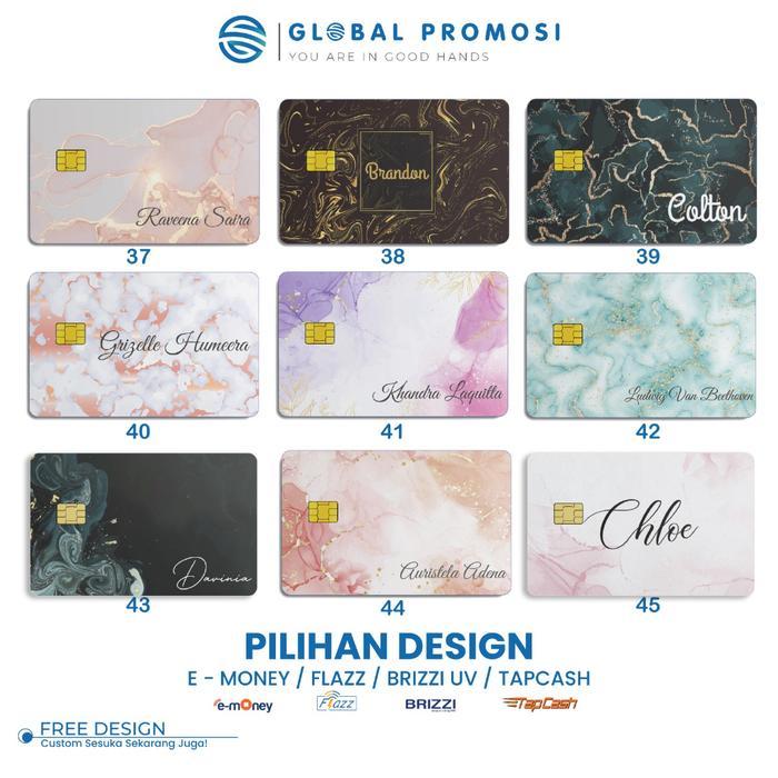 Flazz gen 2 BCA Custom Cetak Uv Print 1 sisi &2 sisi - FLAZZ, CETAK 1 SISI Terlaris