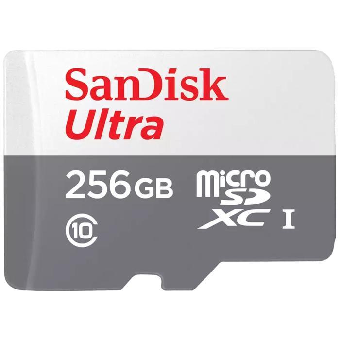 SANDISK ULTRA 256GB UHS-I CLASS 10 MICROSDXC MEMORY MICROSD CARD SDSQUNR-256G-GN3MN