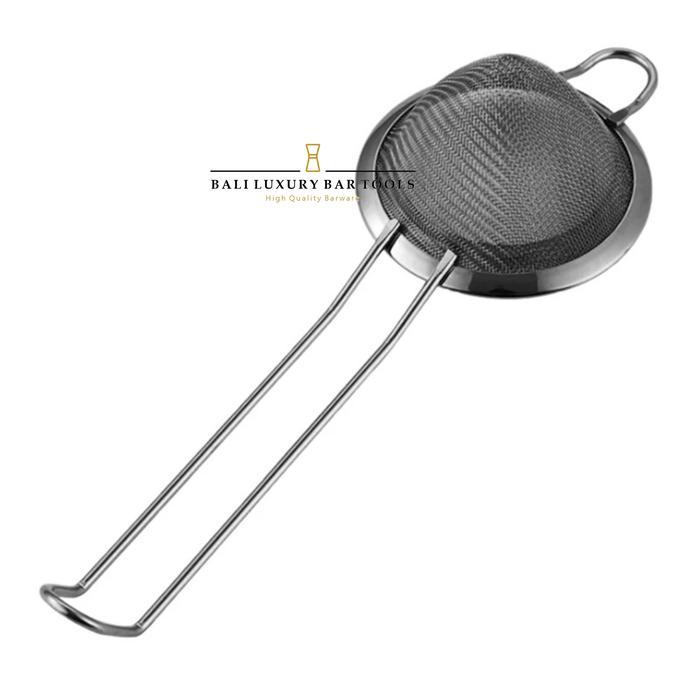 Elegant Conical Fine Strainer Black