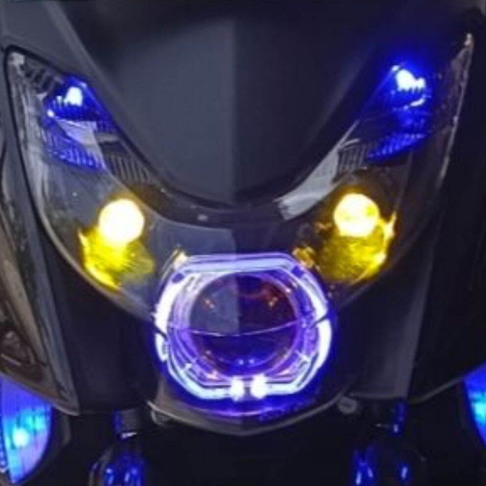 REFLEKTOR BILED TURBO MIO GEAR 125 SET LAMPU TEMBAK D2LASER