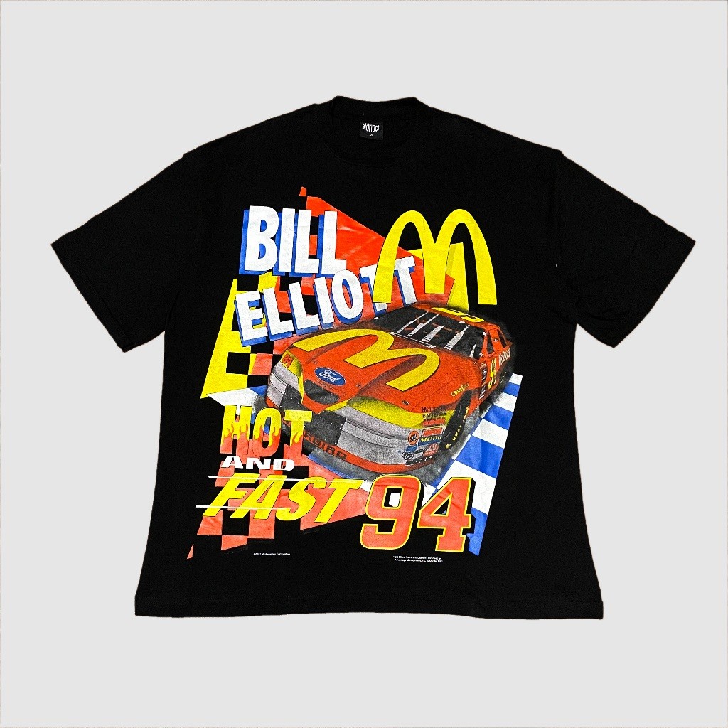 (Asli) Tshirt Eldritch Oversized Nascar Bill Elliott