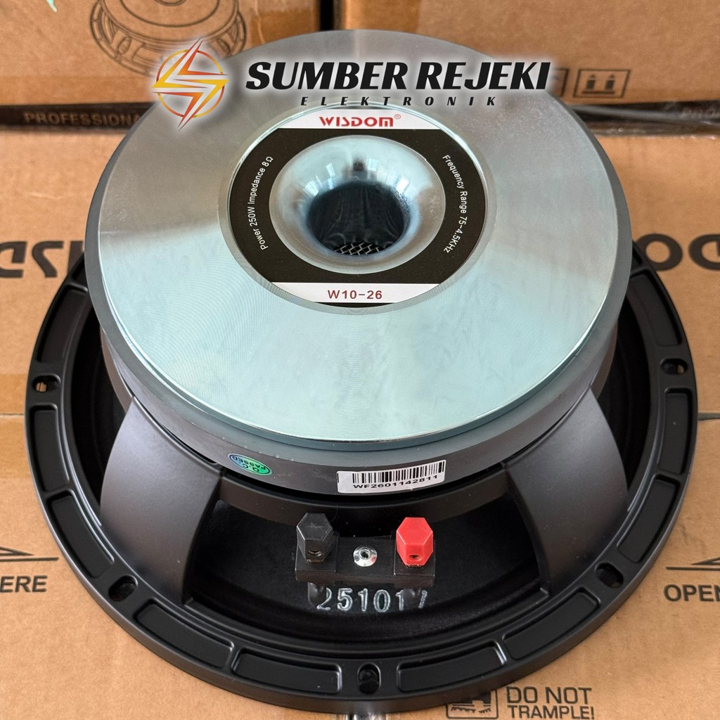 Speaker WISDOM 10 Inch W10-26 Original Voice Coil 3 inch