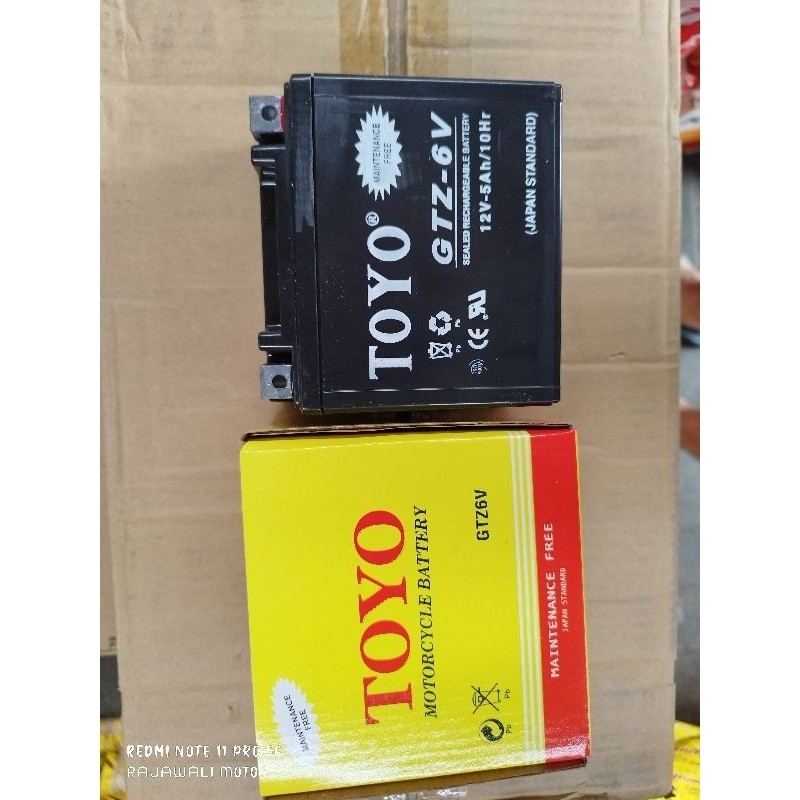 aki GTZ6V toyo