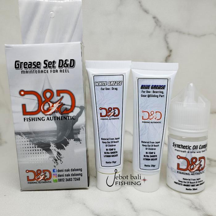 1 Set Grease DnD Original Deni Nak Daloeng - Gemuk Reel Pancing