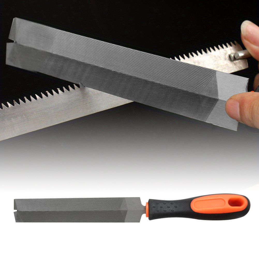 Alat Tukang Kayu Serbaguna Kikir Gergaji Flat Besar dan Kikir Plat/Bulat/Setengah Bulat 6 dan 10 Inc