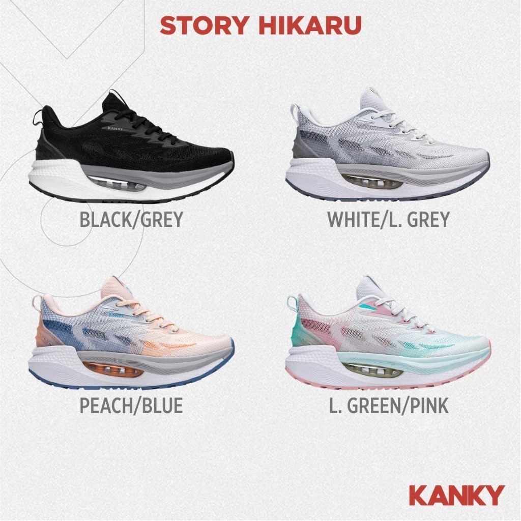 New Promo Kanky Story Hikaru - Sepatu Sneakers Casual Sport Sekolah Wanita Dewasa