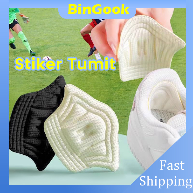 Insole 1 Pasang Insole Sepatu Kebesaran Insole Anti Lecet Insole Pelindung Tumit Bantalan Tumit Ganj