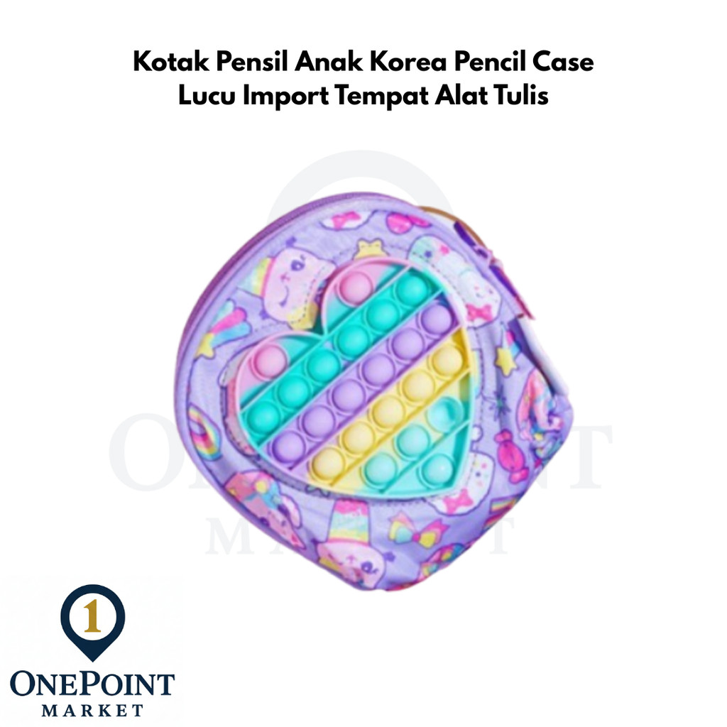 Kotak Pensil Anak Korea Pencil Case Lucu Import Tempat Alat Tulis