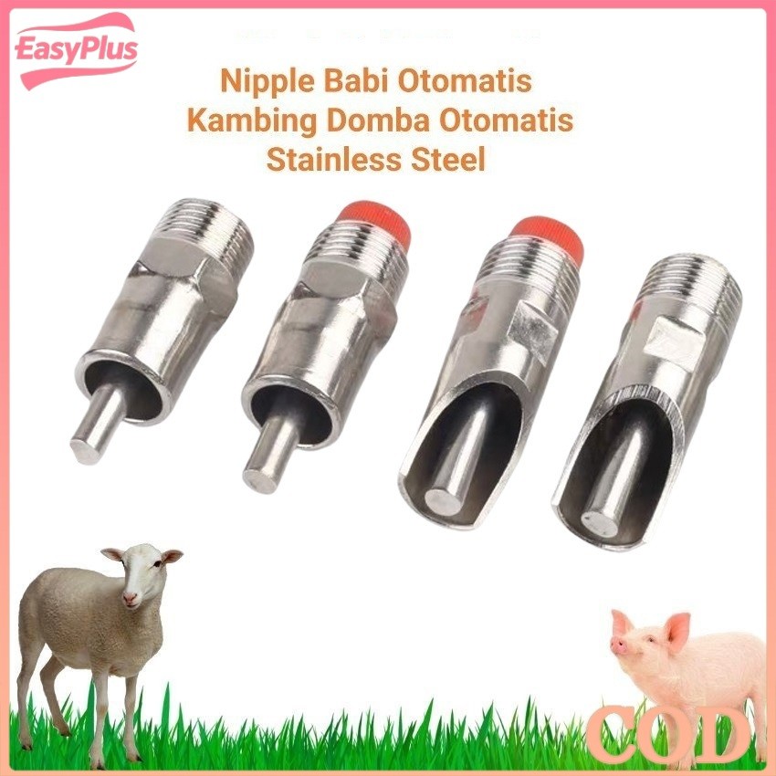 Pig Nipple Drinker Alat Minum Babi Hewan Ternak Dot Babi Kambing Domba Anti Karat