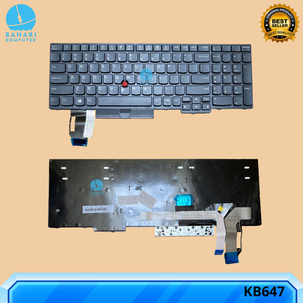 Keyboard Lenovo E580 E585 E590 E595 L580 L590 T590 Pointer