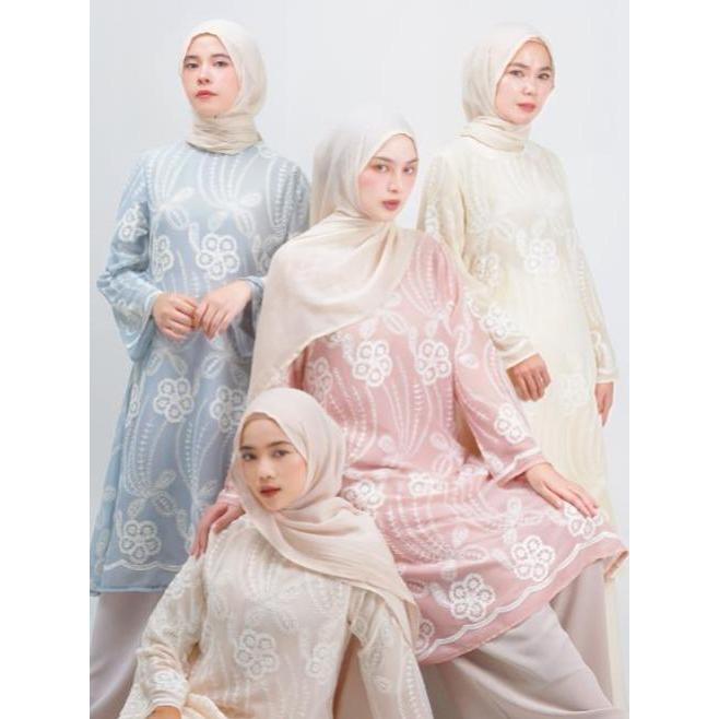 NARRA TUNIK - Tunik Bordir Lebaran Model Kurung/ Baju Lebaran 2026